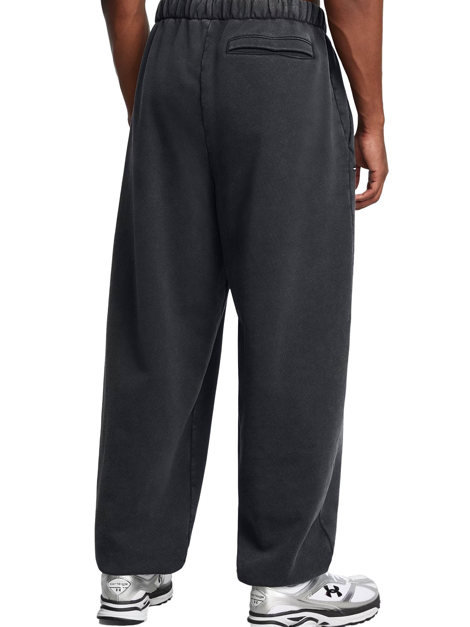 Under Armour Pantaloni oversize UA Icon Heavyweight Fleece Wash Nero