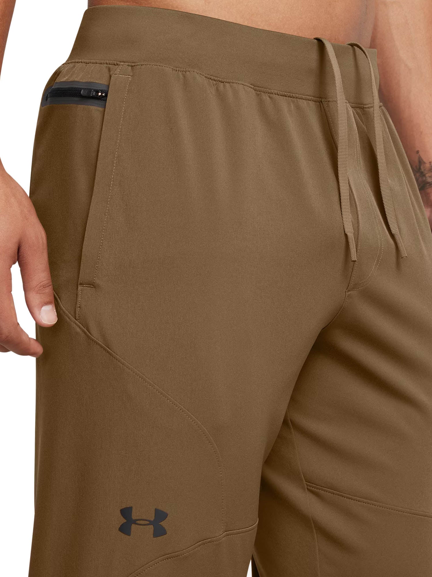 Under Armour Pantaloni UA Unstoppable Tapered Marrone