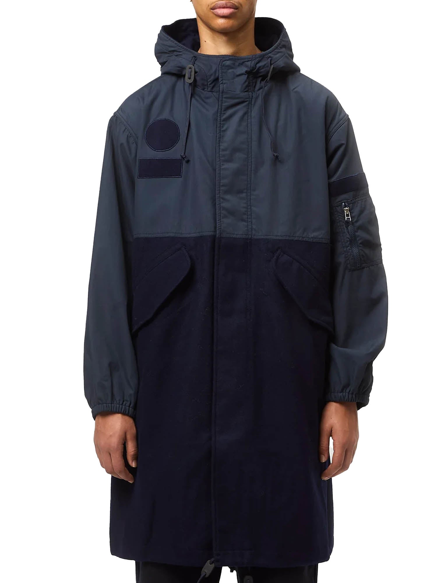 Universal Works Beach Parka II Blu