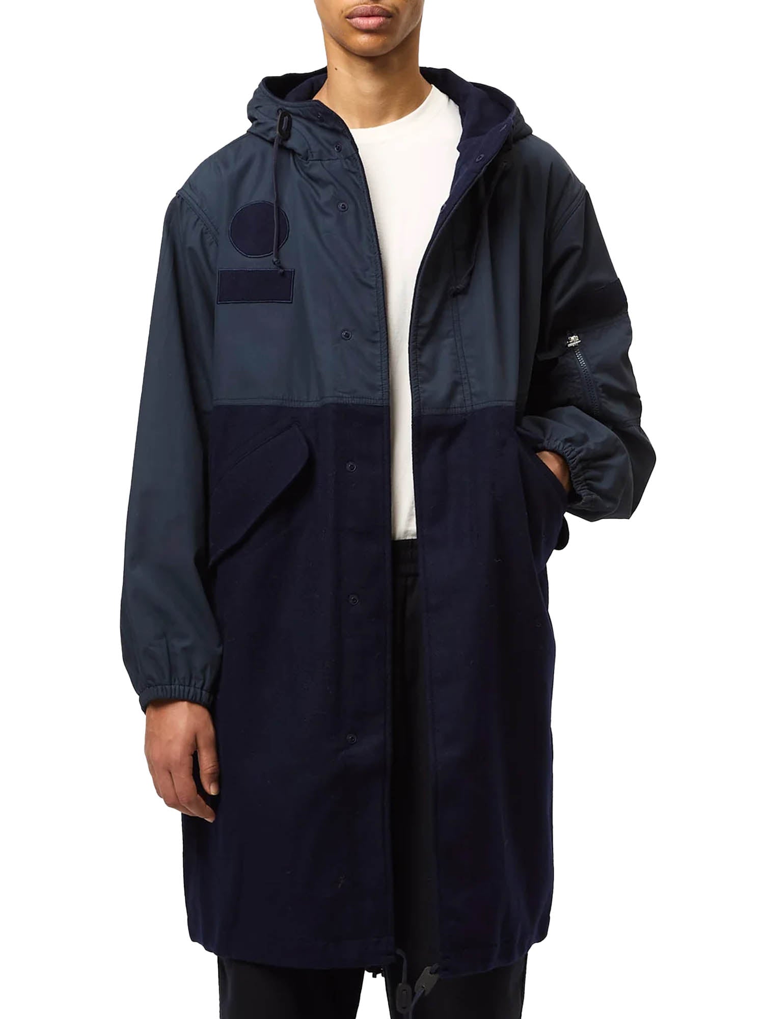 Universal Works Beach Parka II Blu