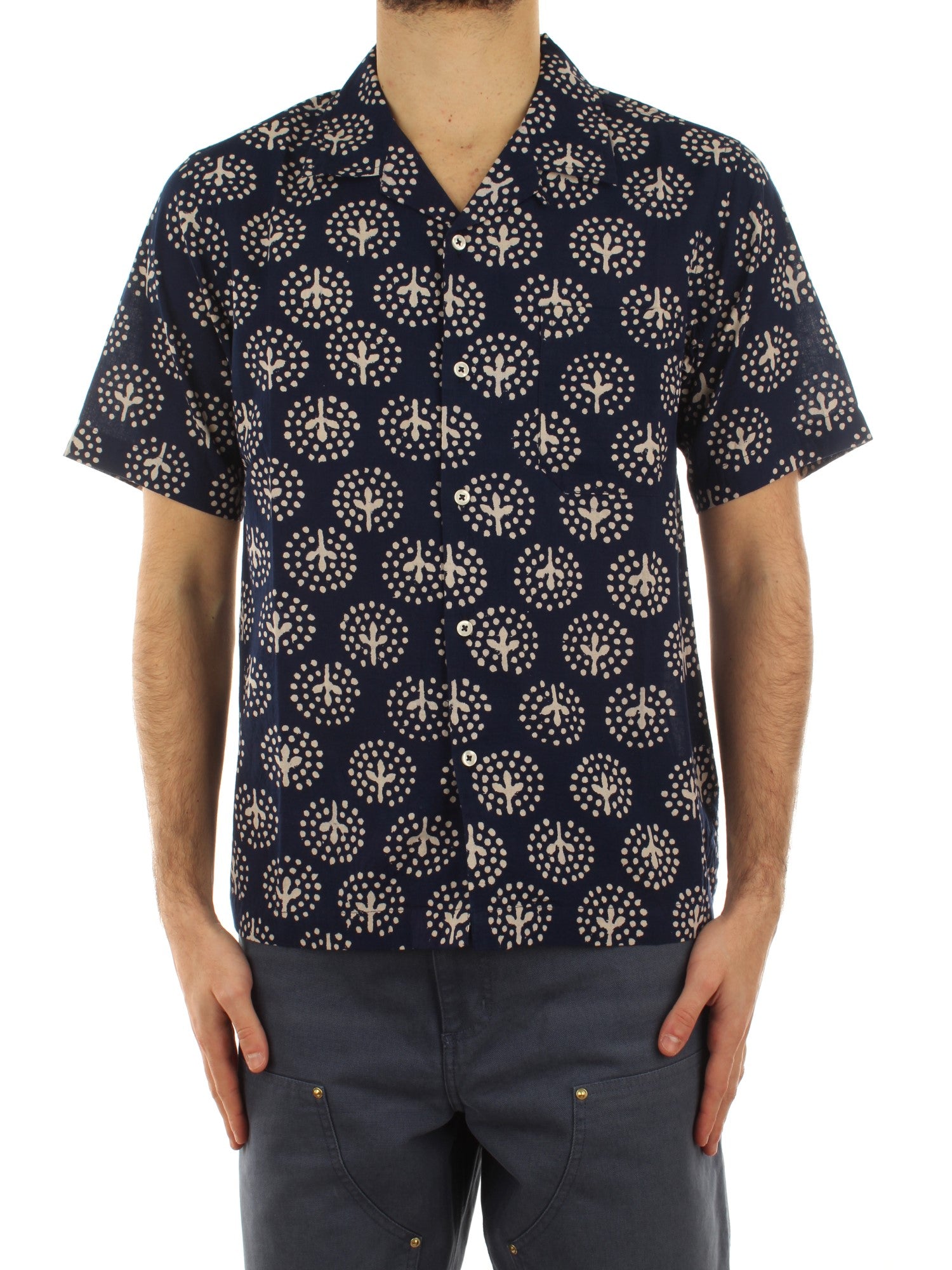 Universal Works Road Shirt Blu