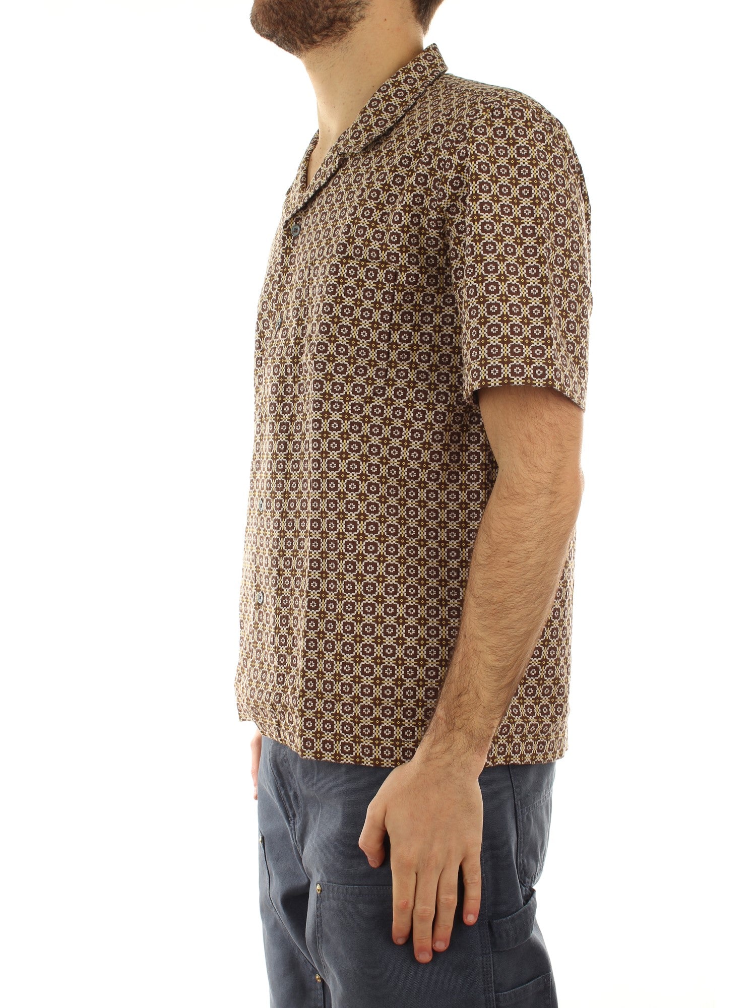 Universal Works Road Shirt Marrone