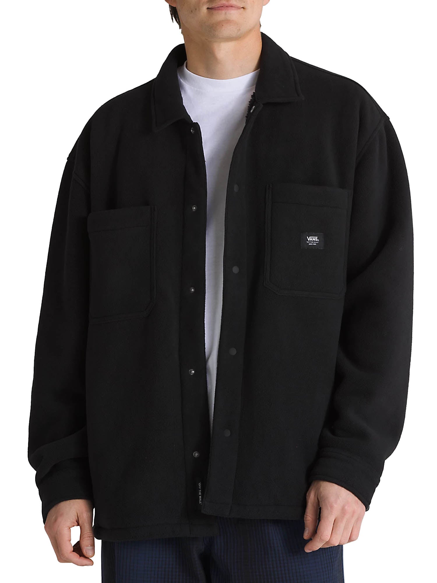 Vans Penmar Heavyweight Polar Fleece Shacket Nero