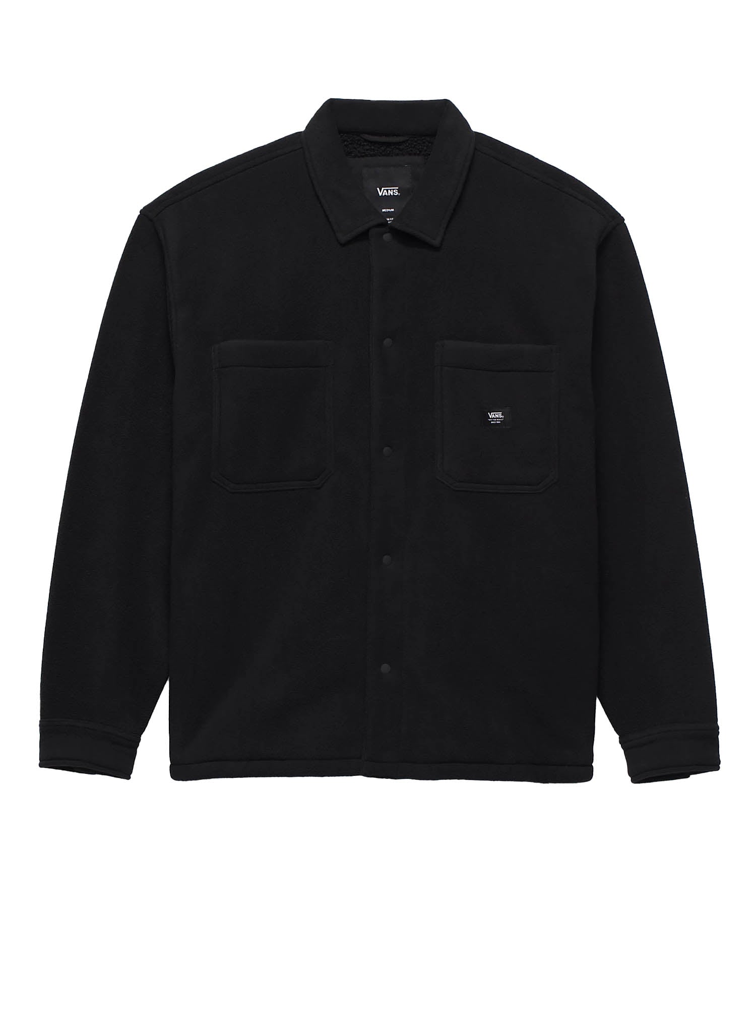 Vans Penmar Heavyweight Polar Fleece Shacket Nero