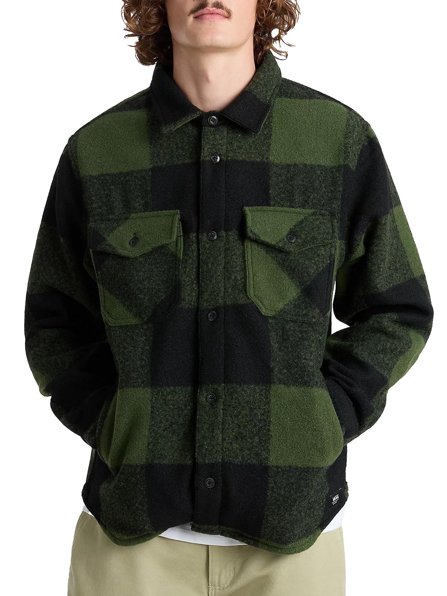 Vans Shacket Denby Fuzzy Verde