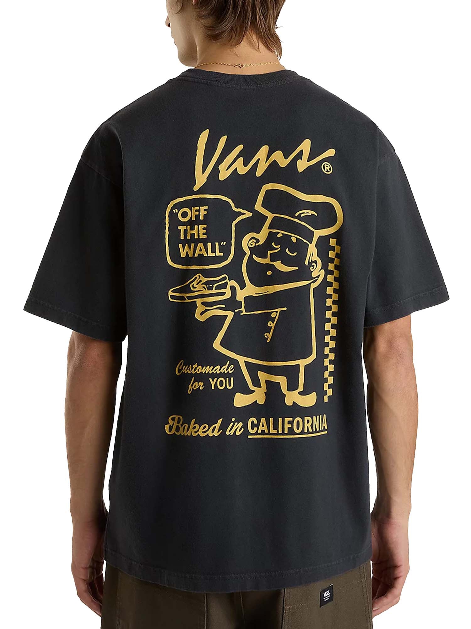 Vans T-shirt 66 Baked in Loose Nero