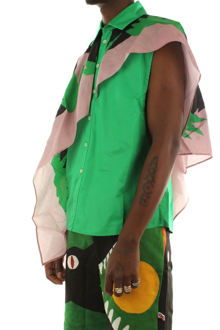 CAMICIE Verde Walter Van Beirendonck