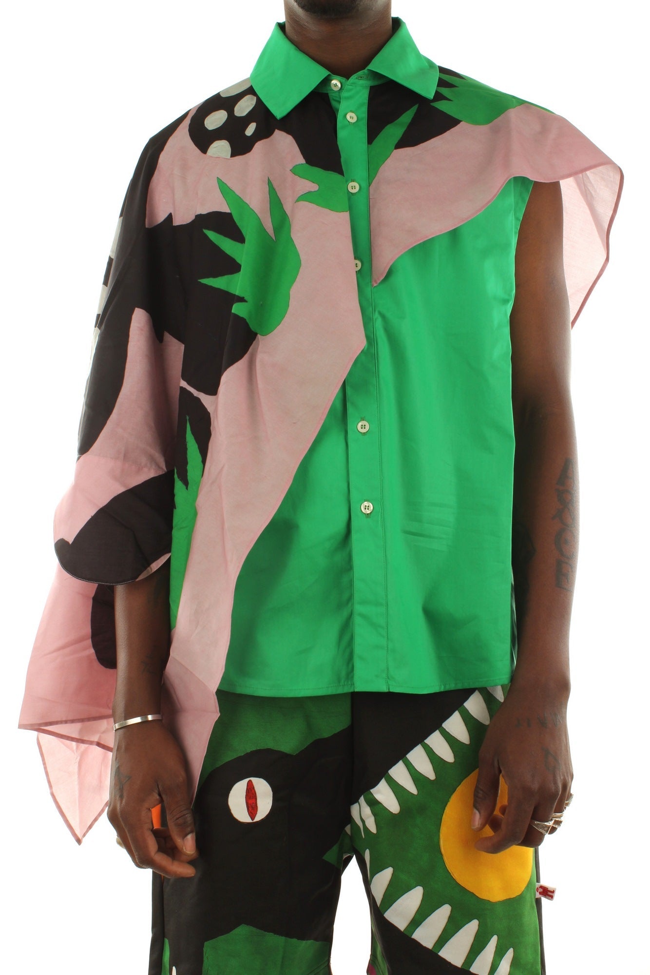 CAMICIE Verde Walter Van Beirendonck