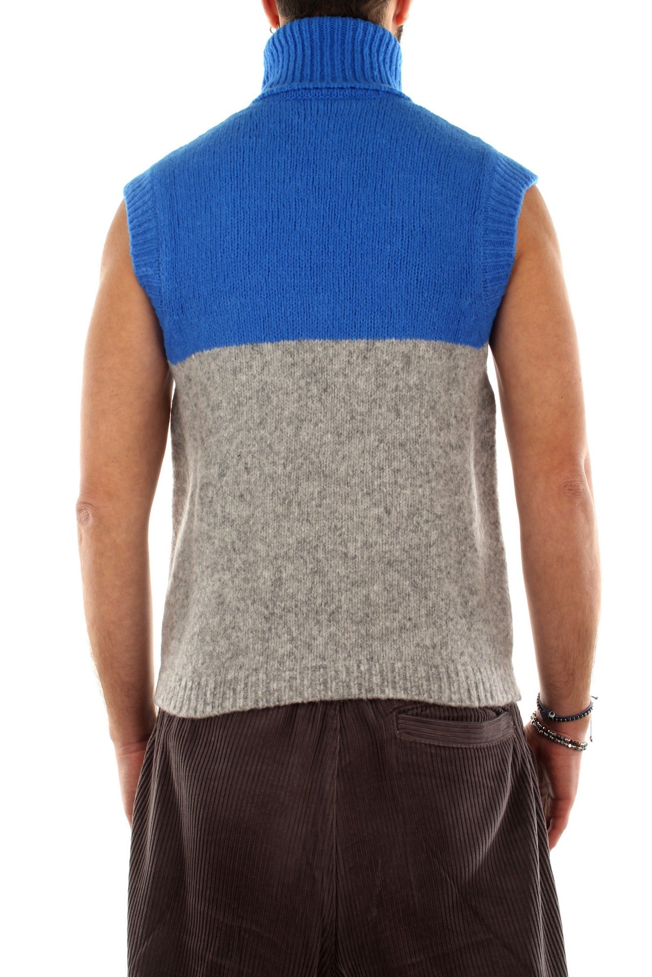 GILET Blu Walter Van Beirendonck