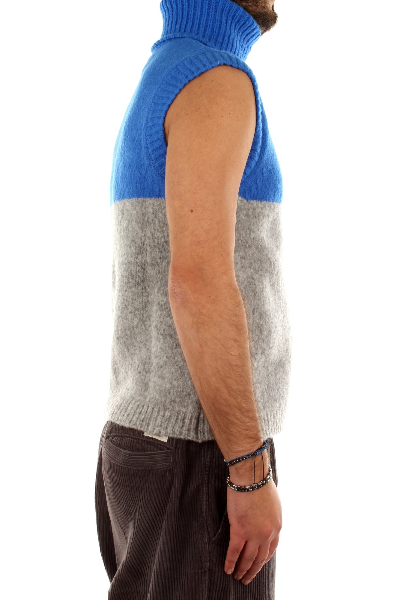 GILET Blu Walter Van Beirendonck