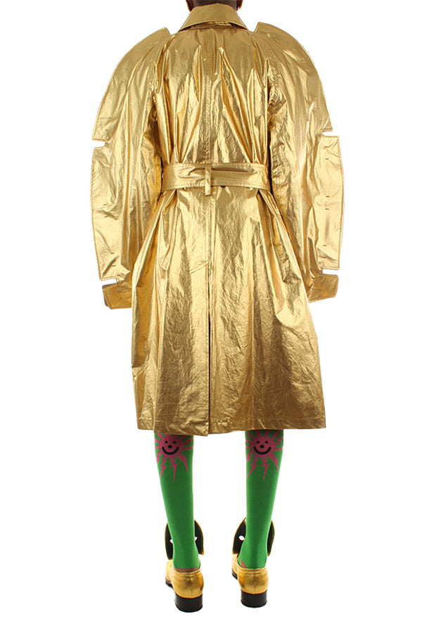 TRENCH Oro Walter Van Beirendonck