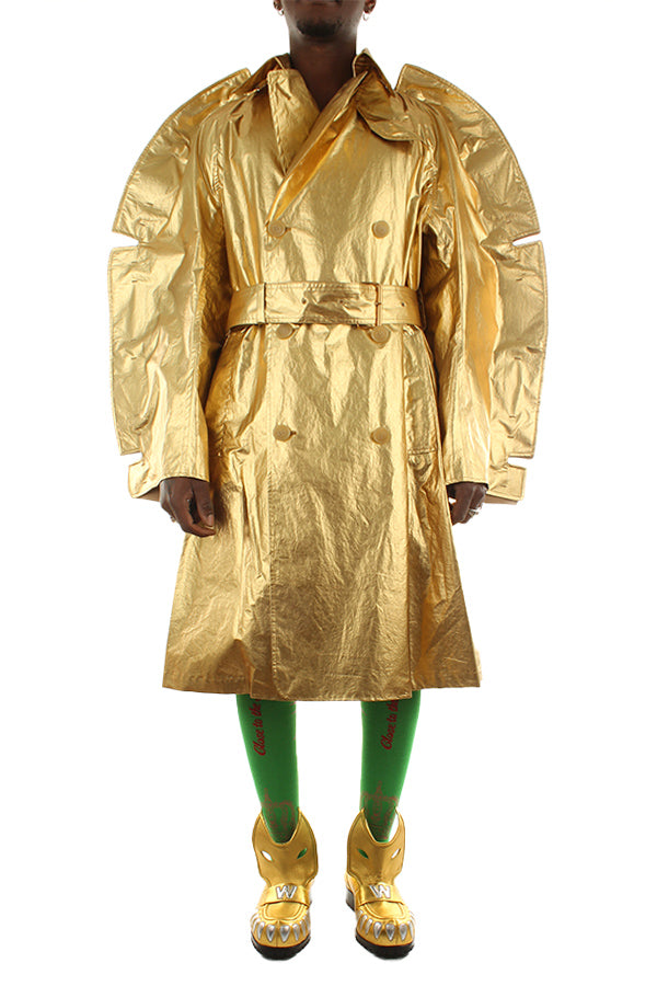 TRENCH Oro Walter Van Beirendonck