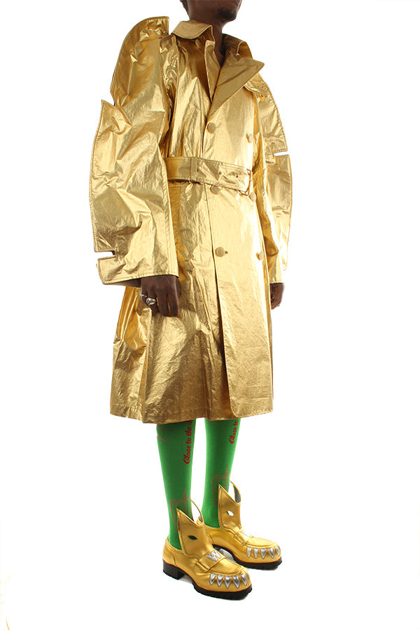 TRENCH Oro Walter Van Beirendonck