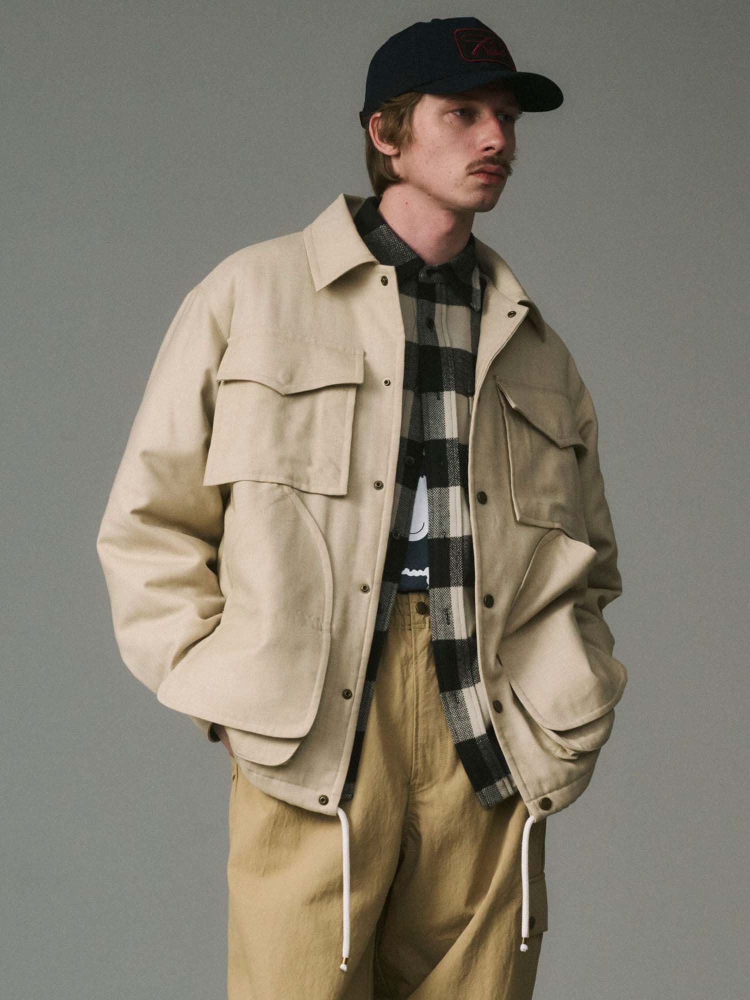 Woolrich Camicia Cruzer In Gabardina Di Lana Bianco